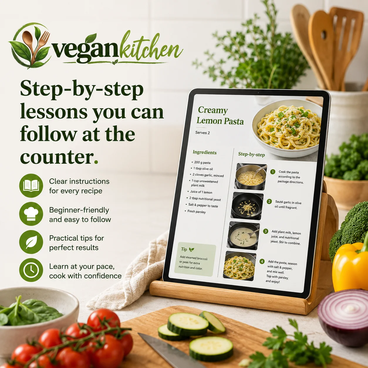 Hands chopping vegetables on a wooden board